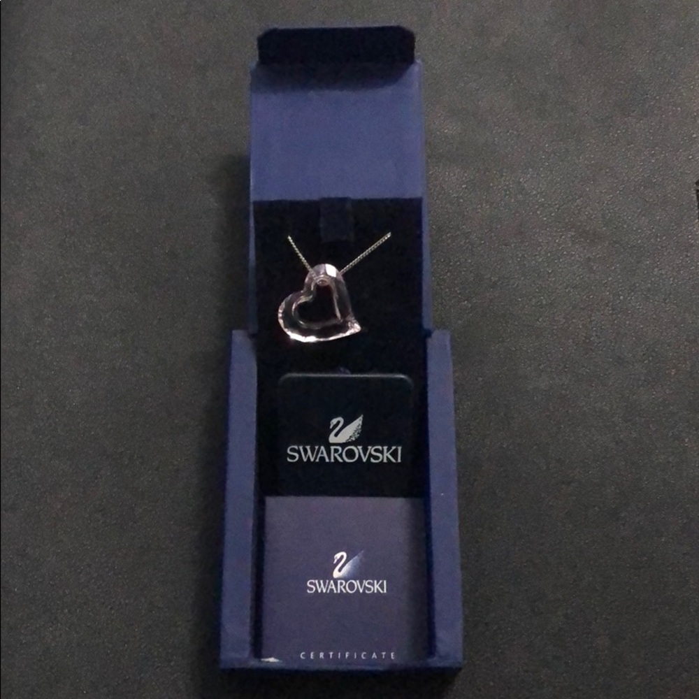 Swarovski crystal heart necklace